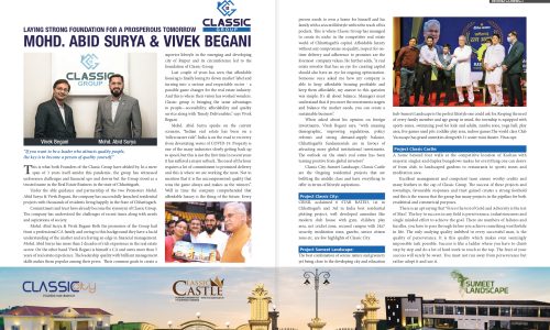 Classic Group Featured in Forbes India 'Tycoons of Tomorrow' Edition